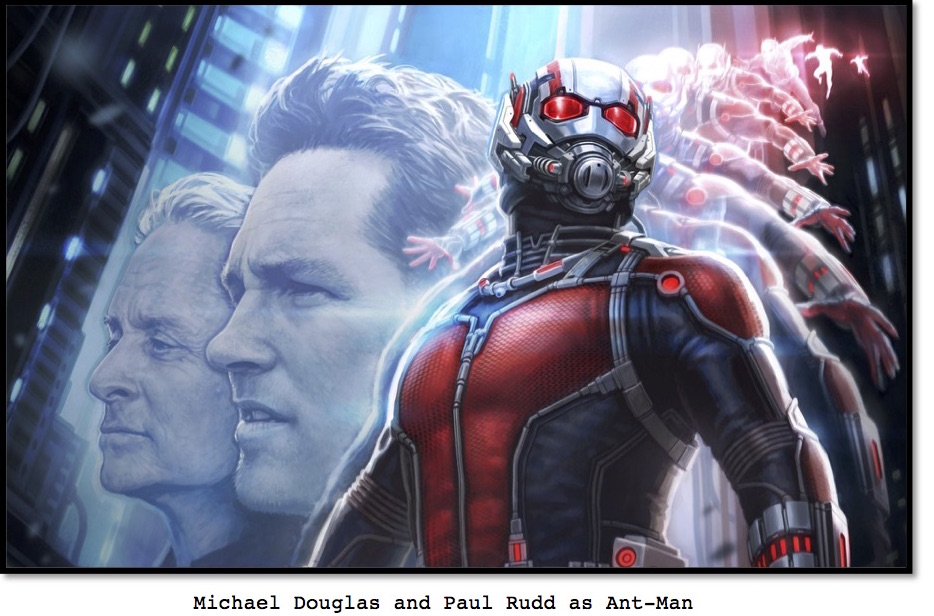 The Ant-Man stars Paul Rudd and Michael Douglas at Movies Grow English for ESL lessons
